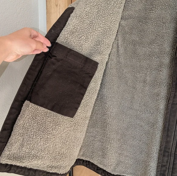 Brown Sleeveless Work Vest - Picture 4 of 5